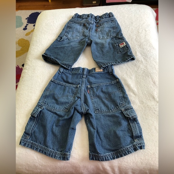 Two pieces bundle lot Levi’s denim shorts, boy size 7-8 - Picture 12 of 12